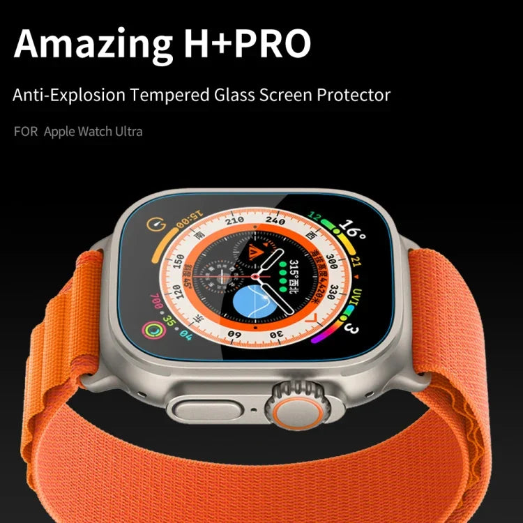 NILLKIN H+Pro 0,2 mm 9H Explosionsgeschützte Schutzglasfolie, für Apple Watch Ultra 49 mm
