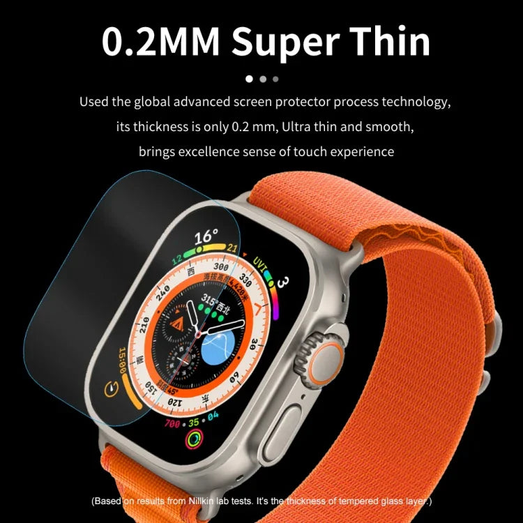 NILLKIN H+Pro 0,2 mm 9H Explosionsgeschützte Schutzglasfolie, für Apple Watch Ultra 49 mm