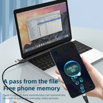 ADC-008 66W USB zu USB-C/Typ-C + 8 Pin + Micro USB 3 in 1 Voll kompatibles Schnelllade-Datenkabel, 1,2m, 2m