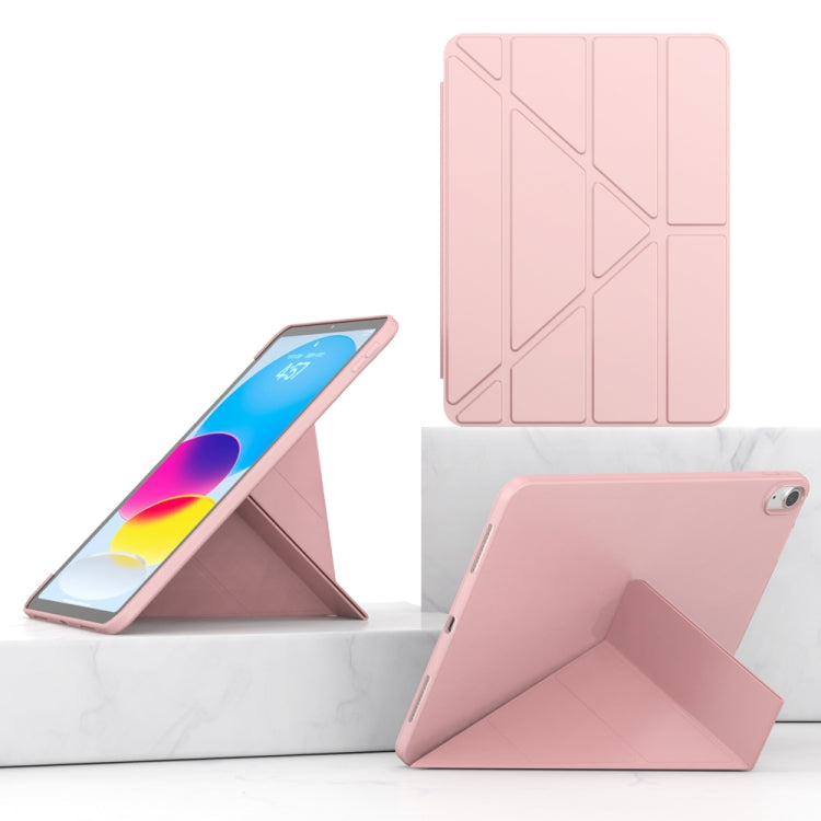 Multi-folding TPU Leather Smart Tablet Case, For iPad 10th Gen 10.9 2022