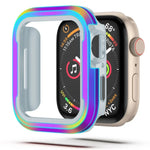 Schutzhülle aus Aluminiumlegierung und TPU (2-in-1), passend für Apple Watch Ultra 3/2/1 (49 mm), Apple Watch Series 9/8/7 (45 mm), Apple Watch Series 6/5/4/SE (44 mm), Apple Watch Series 9/8/7 (41 mm) und Apple Watch Series 6/5/4/SE (40 mm).