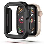 Schutzhülle aus Aluminiumlegierung und TPU (2-in-1), passend für Apple Watch Ultra 3/2/1 (49 mm), Apple Watch Series 9/8/7 (45 mm), Apple Watch Series 6/5/4/SE (44 mm), Apple Watch Series 9/8/7 (41 mm) und Apple Watch Series 6/5/4/SE (40 mm).