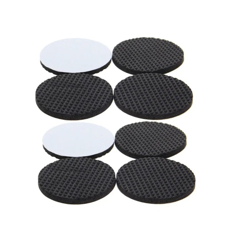 40-in-1-Set, 38 mm runde, karierte EVA-Tisch- und Sofa-Fußpads, rutschfest und geräuschdämpfend, 38 mm
