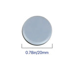 16 in 1 20mm Round Table Chairs Non-slip Foot Mat, 16 in 1 20mm