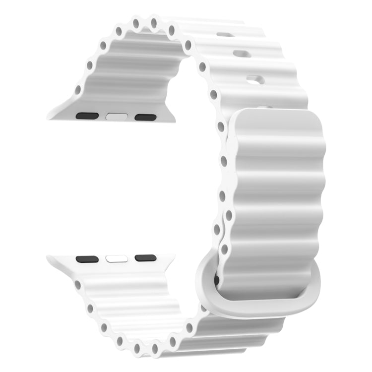Silikon-Uhrenarmband, Für Apple Watch Ultra 49mm / Series 8&7 45mm / SE 2&6&SE&5&4 44mm, Für Apple Watch Series 8&7 41mm / SE 2&6&SE&5&4 40mm / 3&2&1 38mm
