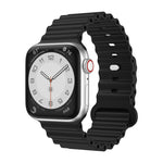 Silikon-Uhrenarmband, Für Apple Watch Ultra 49mm / Series 8&7 45mm / SE 2&6&SE&5&4 44mm, Für Apple Watch Series 8&7 41mm / SE 2&6&SE&5&4 40mm / 3&2&1 38mm