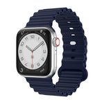 Silikon-Uhrenarmband, Für Apple Watch Ultra 49mm / Series 8&7 45mm / SE 2&6&SE&5&4 44mm, Für Apple Watch Series 8&7 41mm / SE 2&6&SE&5&4 40mm / 3&2&1 38mm