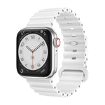 Silikon-Uhrenarmband, Für Apple Watch Ultra 49mm / Series 8&7 45mm / SE 2&6&SE&5&4 44mm, Für Apple Watch Series 8&7 41mm / SE 2&6&SE&5&4 40mm / 3&2&1 38mm