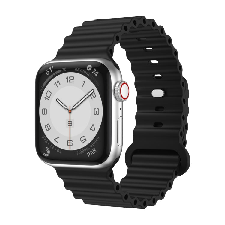 Silikon-Uhrenarmband, Für Apple Watch Ultra 49mm / Series 8&7 45mm / SE 2&6&SE&5&4 44mm, Für Apple Watch Series 8&7 41mm / SE 2&6&SE&5&4 40mm / 3&2&1 38mm