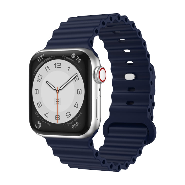 Silikon-Uhrenarmband, Für Apple Watch Ultra 49mm / Series 8&7 45mm / SE 2&6&SE&5&4 44mm, Für Apple Watch Series 8&7 41mm / SE 2&6&SE&5&4 40mm / 3&2&1 38mm