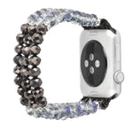 Perlenkristall-Uhrenarmband, für Apple Watch 5 &amp; 4 (40 mm) / 3 &amp; 2 &amp; 1 (38 mm), für Apple Watch 5 &amp; 4 (44 mm) / 3 &amp; 2 &amp; 1 (42 mm)