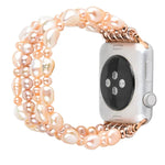 Perlenkristall-Uhrenarmband, für Apple Watch 5 &amp; 4 (40 mm) / 3 &amp; 2 &amp; 1 (38 mm), für Apple Watch 5 &amp; 4 (44 mm) / 3 &amp; 2 &amp; 1 (42 mm)