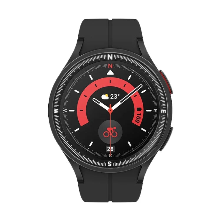 Kompassskala-Metalllünette für Samsung Galaxy Watch 5 Pro