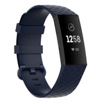 Silver Color Buckle TPU Wrist Strap Watch Band for Fitbit Charge 4 / Charge 4 SE / Charge 3 / Charge 3 SE, Size: S, Size: L