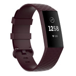 Silver Color Buckle TPU Wrist Strap Watch Band for Fitbit Charge 4 / Charge 4 SE / Charge 3 / Charge 3 SE, Size: S, Size: L
