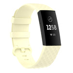 Silver Color Buckle TPU Wrist Strap Watch Band for Fitbit Charge 4 / Charge 4 SE / Charge 3 / Charge 3 SE, Size: S, Size: L