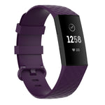 Silver Color Buckle TPU Wrist Strap Watch Band for Fitbit Charge 4 / Charge 4 SE / Charge 3 / Charge 3 SE, Size: S, Size: L