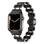 Hohles Edelstahl-Uhrenarmband, für Apple Watch Ultra 49 mm / Serie 8 &amp; 7 45 mm, für Apple Watch Serie 8 &amp; 7 41 mm / SE 2 &amp; 6 &amp; SE 5 &amp; 4 40 mm