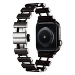 Hohles Edelstahl-Uhrenarmband, für Apple Watch Ultra 49 mm / Serie 8 &amp; 7 45 mm, für Apple Watch Serie 8 &amp; 7 41 mm / SE 2 &amp; 6 &amp; SE 5 &amp; 4 40 mm