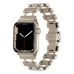 Hohles Edelstahl-Uhrenarmband, für Apple Watch Ultra 49 mm / Serie 8 &amp; 7 45 mm, für Apple Watch Serie 8 &amp; 7 41 mm / SE 2 &amp; 6 &amp; SE 5 &amp; 4 40 mm