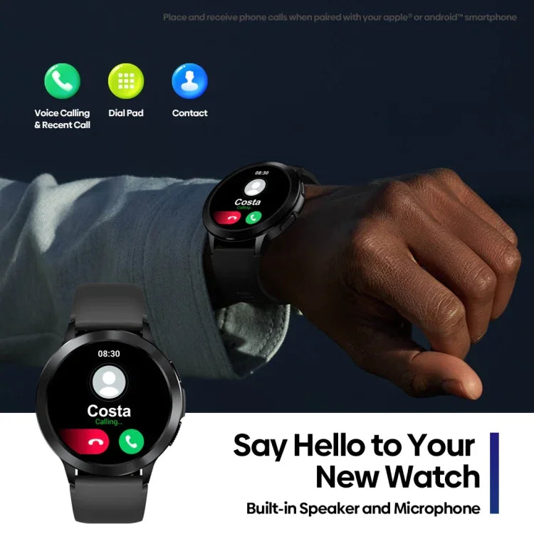 Zeblaze Btalk 2 Smartwatch mit 1,3 Zoll rundem HD-Display, unterstützt Sprachanrufe und Gesundheitsüberwachung