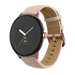 Echtleder-Uhrenarmband mit spitz zulaufender Naht, passend für Google Pixel Watch 4 / 3 / 2 / 1 (41 mm)