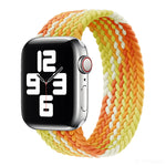 Nylon Single-turn Braided Watch Band For Apple Watch Series 8&7 41mm / SE 2&6&SE&5&4 40mm / 3&2&1 38mm, For Apple Watch Series 8&7 41mm,135mm, For Apple Watch Series 8&7 41mm, 135mm, For Apple Watch Series 8&7 41mm, 145mm