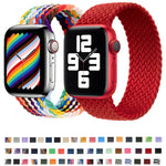 Nylon-Flechtschlaufe für Apple Watch Series 8&7 41mm / SE 2&6&SE&5&4 40mm / 3&2&1 38mm, für Apple Watch Series 8&7 41mm, 135mm, für Apple Watch Series 8&7 41mm, 135mm