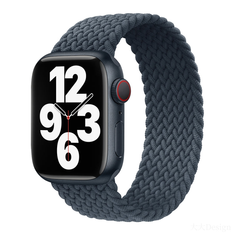 Geflochtenes Nylon-Armband (Einzelschlaufe) für Apple Watch Series 8&7 41mm / SE 2&6&SE&5&4 40mm / 3&2&1 38mm, für Apple Watch Series 8&7 41mm, 145mm, für Apple Watch Series 8&7 41mm, 145mm