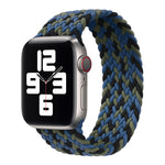 Geflochtenes Nylon-Armband (Einzelschlaufe) für Apple Watch Series 8&7 41mm / SE 2&6&SE&5&4 40mm / 3&2&1 38mm, für Apple Watch Series 8&7 41mm, 145mm, für Apple Watch Series 8&7 41mm, 145mm