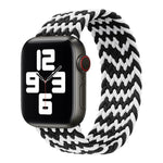 Nylon-Armband mit einfacher Drehung, geflochten, für Apple Watch Series 8 &amp; 7 (41 mm), SE 2 &amp; 6, SE 5 &amp; 4 (40 mm) und 3 &amp; 2 &amp; 1 (38 mm).