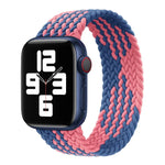 Nylon-Armband mit einfacher Drehung, geflochten, für Apple Watch Series 8 &amp; 7 (41 mm), SE 2 &amp; 6, SE 5 &amp; 4 (40 mm) und 3 &amp; 2 &amp; 1 (38 mm).