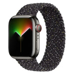 Nylon-Armband mit einfacher Drehung, geflochten, für Apple Watch Series 8 &amp; 7 (41 mm), SE 2 &amp; 6, SE 5 &amp; 4 (40 mm) und 3 &amp; 2 &amp; 1 (38 mm).