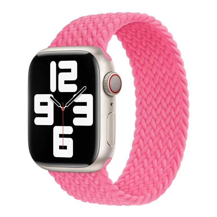 Nylon-Armband mit einfacher Drehung, geflochten, für Apple Watch Series 8 &amp; 7 (41 mm), SE 2 &amp; 6, SE 5 &amp; 4 (40 mm) und 3 &amp; 2 &amp; 1 (38 mm).