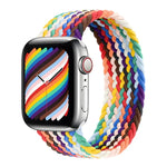 Nylon-Armband mit einfacher Drehung, geflochten, für Apple Watch Series 8 &amp; 7 (41 mm), SE 2 &amp; 6, SE 5 &amp; 4 (40 mm) und 3 &amp; 2 &amp; 1 (38 mm).