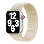 Nylon-Armband mit einfacher Drehung, geflochten, für Apple Watch Series 8 &amp; 7 (41 mm), SE 2 &amp; 6, SE 5 &amp; 4 (40 mm) und 3 &amp; 2 &amp; 1 (38 mm).