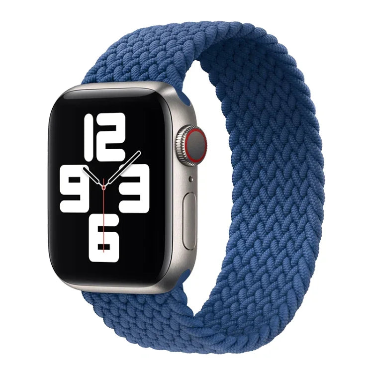 Nylon-Armband mit einfacher Drehung, geflochten, für Apple Watch Series 8 &amp; 7 (41 mm), SE 2 &amp; 6, SE 5 &amp; 4 (40 mm) und 3 &amp; 2 &amp; 1 (38 mm).