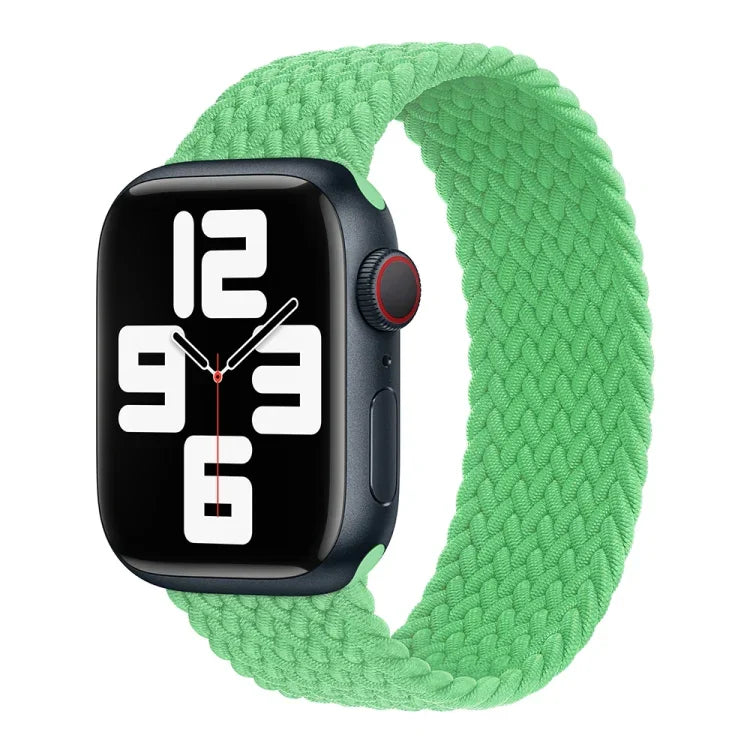 Nylon-Armband mit einfacher Drehung, geflochten, für Apple Watch Series 8 &amp; 7 (41 mm), SE 2 &amp; 6, SE 5 &amp; 4 (40 mm) und 3 &amp; 2 &amp; 1 (38 mm).