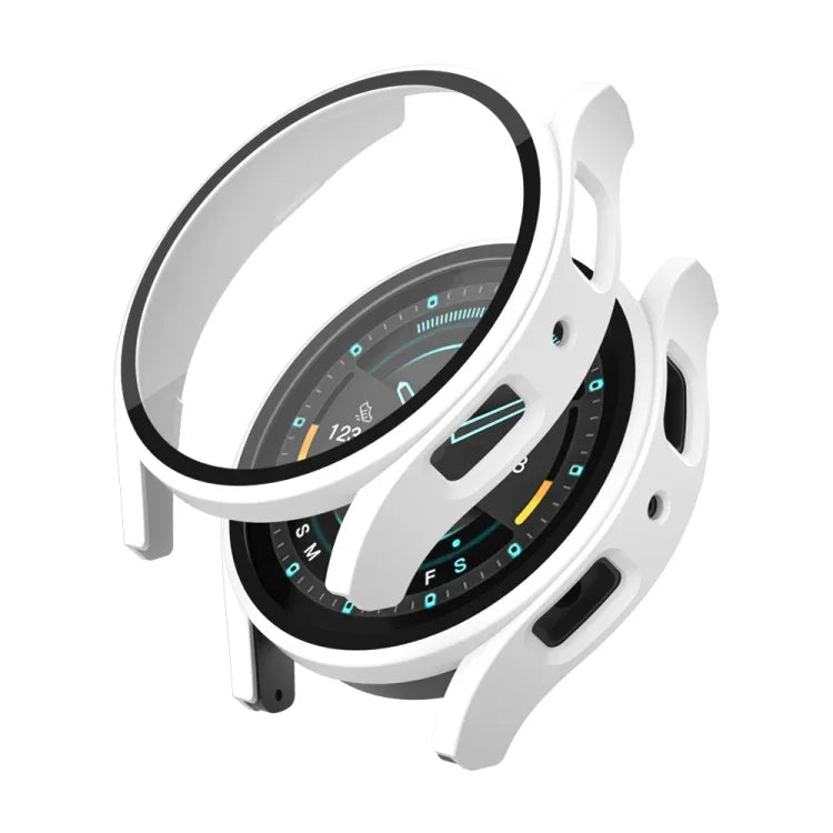 Integrierte Schutzhülle aus mattiertem Polycarbonat und gehärteter Glasfolie, für Samsung Galaxy Watch 5 (40 mm)