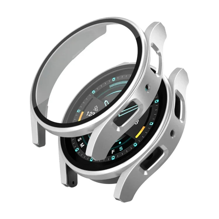 Integrierte Schutzhülle aus mattiertem Polycarbonat und gehärteter Glasfolie, für Samsung Galaxy Watch 5 (40 mm)