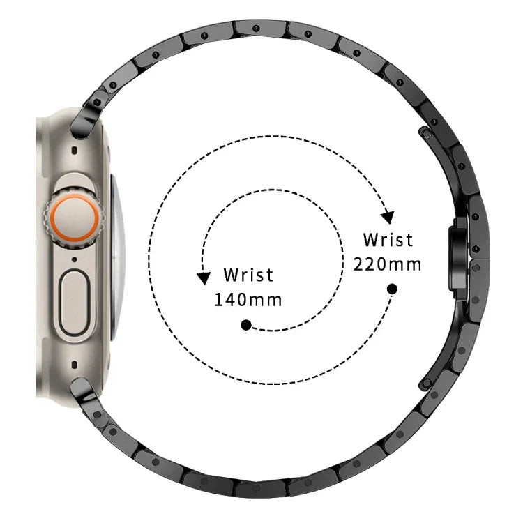 Edelstahlarmband, passend für Apple Watch Series 8 &amp; 7 (41 mm), SE 2 &amp; 6, SE, 5 &amp; 4 (40 mm), 3, 2 &amp; 1 (38 mm) und Apple Watch Ultra (49 mm), Series 8 &amp; 7 (45 mm), SE 2 &amp; 6, SE, 5 &amp; 4 (44 mm) sowie 3, 2 &amp; 1 (42 mm).