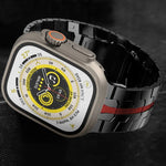 Edelstahlarmband, passend für Apple Watch Series 8 &amp; 7 (41 mm), SE 2 &amp; 6, SE, 5 &amp; 4 (40 mm), 3, 2 &amp; 1 (38 mm) und Apple Watch Ultra (49 mm), Series 8 &amp; 7 (45 mm), SE 2 &amp; 6, SE, 5 &amp; 4 (44 mm) sowie 3, 2 &amp; 1 (42 mm).