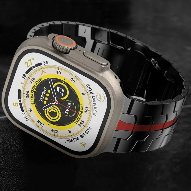 Edelstahlarmband, passend für Apple Watch Series 8 &amp; 7 (41 mm), SE 2 &amp; 6, SE, 5 &amp; 4 (40 mm), 3, 2 &amp; 1 (38 mm) und Apple Watch Ultra (49 mm), Series 8 &amp; 7 (45 mm), SE 2 &amp; 6, SE, 5 &amp; 4 (44 mm) sowie 3, 2 &amp; 1 (42 mm).