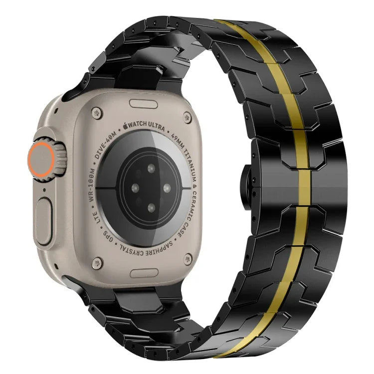 Edelstahlarmband, passend für Apple Watch Series 8 &amp; 7 (41 mm), SE 2 &amp; 6, SE, 5 &amp; 4 (40 mm), 3, 2 &amp; 1 (38 mm) und Apple Watch Ultra (49 mm), Series 8 &amp; 7 (45 mm), SE 2 &amp; 6, SE, 5 &amp; 4 (44 mm) sowie 3, 2 &amp; 1 (42 mm).