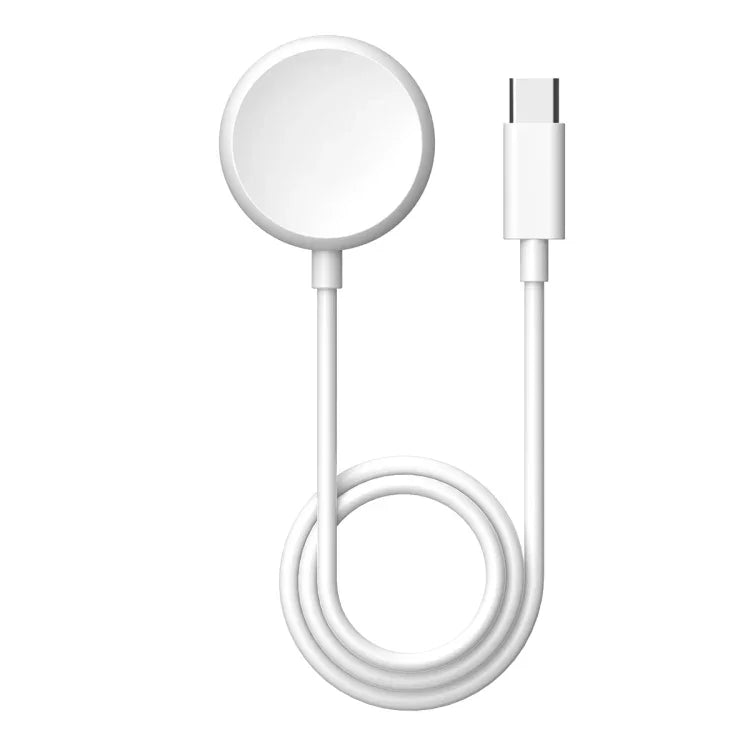 Magnetisches Ladekabel für Smartwatches, Länge: 1 m, für Google Pixel Watch Typ-C-Anschluss, für Google Pixel Watch USB-Anschluss