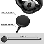 Magnetisches Ladekabel für Smartwatches, Länge: 1 m, für Google Pixel Watch Typ-C-Anschluss, für Google Pixel Watch USB-Anschluss