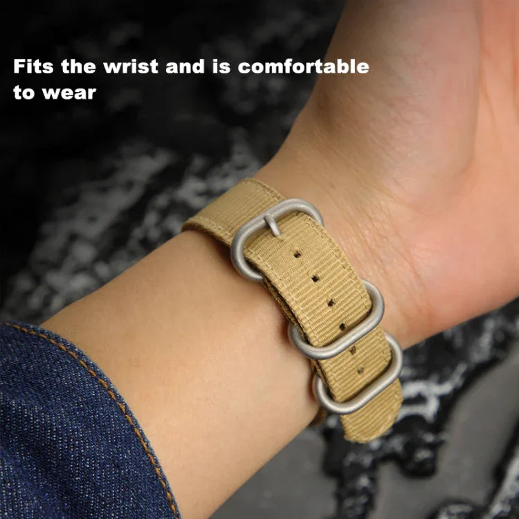Gewebtes Nylon-Armband mit Stahlschließe, passend für Google Pixel Watch 4 / 3 / 2 / 1 (41 mm)
