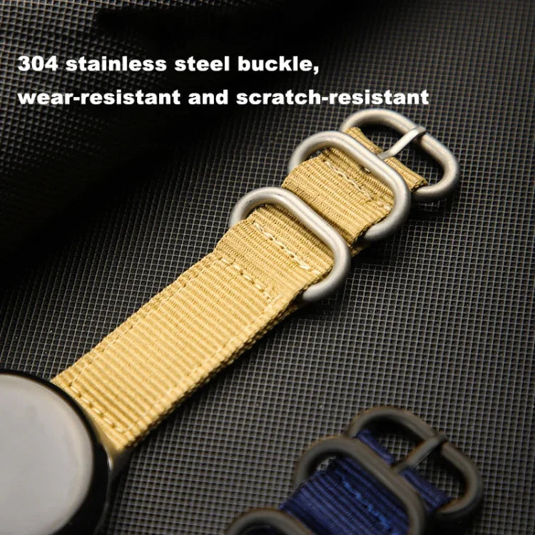 Gewebtes Nylon-Armband mit Stahlschließe, passend für Google Pixel Watch 4 / 3 / 2 / 1 (41 mm)