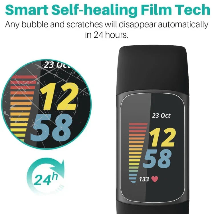 Weiche Hydrogel-Folien-Uhrenschutzfolie, für Fitbit Charge 5, für OPPO Watch Free, für Google Pixel Watch, für Garmin Move Sport