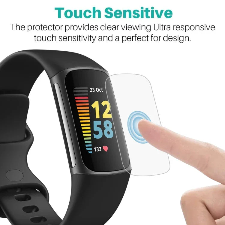 Weiche Hydrogel-Folien-Uhrenschutzfolie, für Fitbit Charge 5, für OPPO Watch Free, für Google Pixel Watch, für Garmin Move Sport